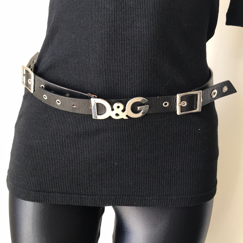 Dolce  Gabbana Belts Black Buckles 85